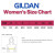 GIldan Women's Size Chart