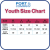Custom Port & Company Youth Long Sleeve Core Cotton Tee - Size Chart