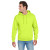 Custom Jerzees - NuBlend Pullover Hooded Sweatshirt - Safety green Front view