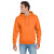 Custom Jerzees - NuBlend Pullover Hooded Sweatshirt - Safety Orange Front View 