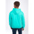 Custom Jerzees - NuBlend Pullover Hooded Sweatshirt -Scuba blue Back View 