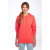 Custom Jerzees - NuBlend Pullover Hooded Sweatshirt -Sunset Coral Front View 
