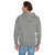 Custom Jerzees - NuBlend Pullover Hooded Sweatshirt - Rock back  view