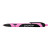 Custom IWriter Gel-Sport Stylus - Soft Touch Rubberized Hybrid Ink Gel Pen & Stylus - Black ink - Pink