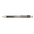 Custom Zebra F-301A Aluminum Barrel Retractable Ball Point Pen with Stainless Steel Trim & Textured Grip - Gray