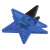 Custom Magnetic Star-Shaped Power Clip - Blue