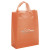 Custom Apollo Frosted Color Shopper 8 x 10 with Foil Imprint - Orange