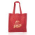 Custom Value Non-woven Grocery Tote Bags - Red