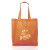 Custom Value Non-woven Grocery Tote Bags - Orange