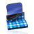 Custom Creekside Roll Up Picnic Blankets - Blue Open View