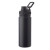 Custom Houston 23 oz. Stainless Steel Water Bottle with Carrying Handle - Black
