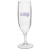 Custom 6.7 oz. Plastic Champagne Flutes - Clear