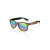 Custom Matte Woodgrain Finish Sunglasses - Red 