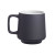 Custom 12 oz Stackable Ceramic Mug - White Back View