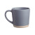 Custom 13 oz. Easton Matte Latte Mugs - Slate blue Back