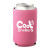 Custom Neoprene Collapsible Can Coolers - Neon pink
