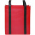 Custom Non-Woven Grocery Tote Bags - Red/Black Back View 