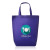 Custom Large Commerce Non Woven Tote Bags - Purple
