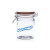 Custom 22 oz. Candy Jars with Hinged Wood Lids - Clear 
