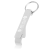 Custom Bottle Opener Metal Keychains - Silver 