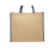 Custom Fresno Eco Friendly Jute Tote Bags - Blue Back Side