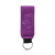 Custom Neoprene Strap Keychains - Purple