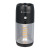 Custom Spiral Filament 80 Lumen Rechargeable Lantern - Black 