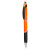 Custom Bright Colors Rubber Grip Ballpoint Pens -  Orange