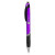 Custom Bright Colors Rubber Grip Ballpoint Pens -  Purple