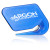 Custom Translucent Plastic Letter Openers - Translucent blue