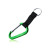 Custom Carabiner & Strap Keychains - Green 