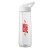 Custom 30 oz. Fitness Plastic Water Bottle with Sip Straw - White