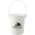 Custom 32 oz Pail with Handle - White
