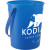 Custom 32 oz Pail with Handle - Blue Side view