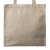 Custom Lana Natural Canvas Tote Bags - Natural Back Side