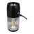 Custom Spiral Filament 80 Lumen Rechargeable Lantern - Black With Charging Wire 