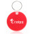 Custom Round Soft Key Tags - Red