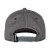 Custom Wolverine Pencil Sleeve 6 Panel Cap - Dark Grey Back View