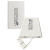 Custom 4000mAh Slim Credit Card Power Bank - White