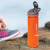 Custom 22 oz. Plastic Sports Water Bottles with Flip Lid -  Orange Lifestyle