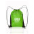 Custom Mesh Accent Drawstring Backpacks - Lime Grey