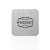 Custom Carson Stainless Steel Square Coasters - Silver 