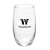 Custom 15 oz. Mikonos Clear Stemless Wine Glasses - Clear