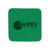 Custom 4 inch Squared Foam Custom Coasters - Kelly Green 