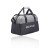 Custom Executive Two-Tone Duffel Bags - Grey Side View 