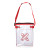 Custom Saturn Clear Lunch Bags - Red