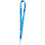 Custom 0.75" Polyester Silkscreen Lanyard - Process Blue