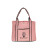 Custom Polyester Fashion Tote Bags - Pink 