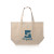 Custom Jumbo Ecofriendly Canvas Tote Bags - Natural