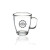 Custom 11 oz. London Glass Coffee Mugs - Clear